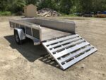 2022 Mission Trailers 6x12 Aluminum Open Utility w/Integrated Rear Ramp - Image 2