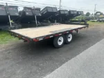 BWise 7 x 12 Equipment Trailer Single Axle Tilt Deck - Image 2