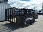 2024 PJ Trailers 7x14 7K Powder Coated Open Utility Trailer - Image 7