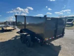 Big Tex 7x14 Channel Frame Dump Trailer w/ High Sides (14LX) - Image 5