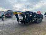 Big Tex 7x16 Gooseneck Dump Trailer with Combo Gate & Ramps (15.9K GVWR) - Image 4