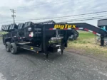 Big Tex 7x16 Gooseneck Dump Trailer with Combo Gate & Ramps (15.9K GVWR)