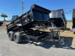 CAM Superline 7x12 HD Low Profile Dump Trailer w/ Scissor Lift (14K GVWR)