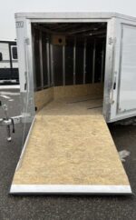 2024 E-Z Hauler 7x24 Aluminum 4-Place Drive In/Out w/Tapered Ramps, Rear Canopy - Image 15