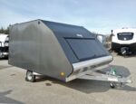 Mission Trailers 101x12 Aluminum 2-Place Crossover w/Mats & Guides, Rear Canopy - Image 9