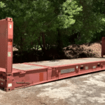 Used 40ft Flat Rack Shipping Container