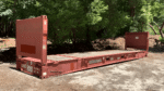 Used 40ft Flat Rack Shipping Container