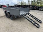 2024 RawMaxx 5X10 7K Powder Coated Dump Trailer - Image 10