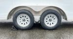 2024 E-Z Hauler 7x24 Aluminum 4-Place Drive In/Out w/Tapered Ramps, Rear Canopy - Image 25