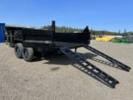 2024 Griffin Trailers 7x16 14K Telescopic Dump Trailer w/Ramps - Image 8