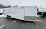 2024 E-Z Hauler 7x24 Aluminum 4-Place Drive In/Out w/Tapered Ramps, Rear Canopy - Image 6