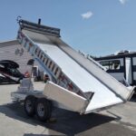 2025 Mission Trailers 7x16 14K Aluminum Hydraulic Dump