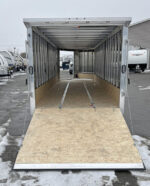 2024 E-Z Hauler 7x24 Aluminum 4-Place Drive In/Out w/Tapered Ramps, Rear Canopy - Image 3