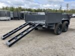 2024 RawMaxx 5X10 7K Powder Coated Dump Trailer - Image 12
