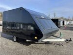 2021 Mission Trailers 101x12 Aluminum 2-Place Crossover Hybrid w/Blackout PKG - Image 9