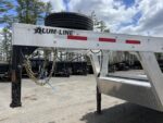 2024 Alum Line Trailers 8.5x24 13K Aluminum Gooseneck w/Flip Over Ramps - Image 15