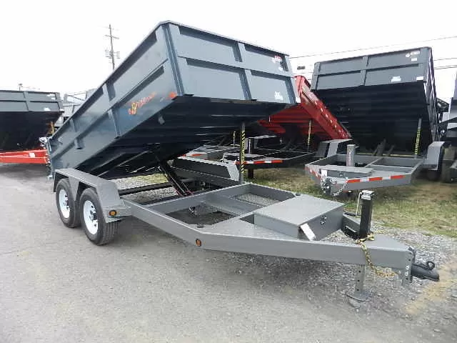 BWISE-6x12-Dump-Trailer-Combo-Gate-Ladder-Ramps-2-1.webp BWISE 6x12 Low Profile Dump Trailer w/ Combo Gate & Ramps (9,990 GVWR) - Image 1