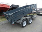 BWISE 6x12 Low Profile Dump Trailer w/ Combo Gate & Ramps (9,990 GVWR) - Image 5