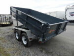 BWISE 6x12 Low Profile Dump Trailer w/ Combo Gate & Ramps (9,990 GVWR) - Image 6