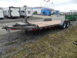 BWise 7 x 22 Low Profile Split Tilt Equipment Trailer - Image 6