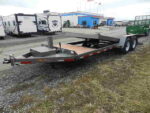 BWise 7 x 22 Low Profile Split Tilt Equipment Trailer - Image 7