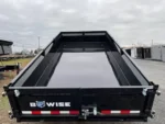 BWISE 7x14 Low Profile Dump Trailer w/ Adjustable Coupler (14K GVWR) - Image 2