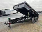 BWISE 7x14 Low Profile Dump Trailer w/ Adjustable Coupler (14K GVWR) - Image 4