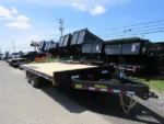 Big Tex 102″ x 18′ Deckover Equipment Trailer Slide Out Ramps