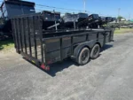 Big Tex 7x16 Landscape Utility Trailer w/ Solid Steel Sides (7K GVWR) - Image 4