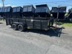 Big Tex 7x16 Landscape Utility Trailer w/ Solid Steel Sides (7K GVWR)