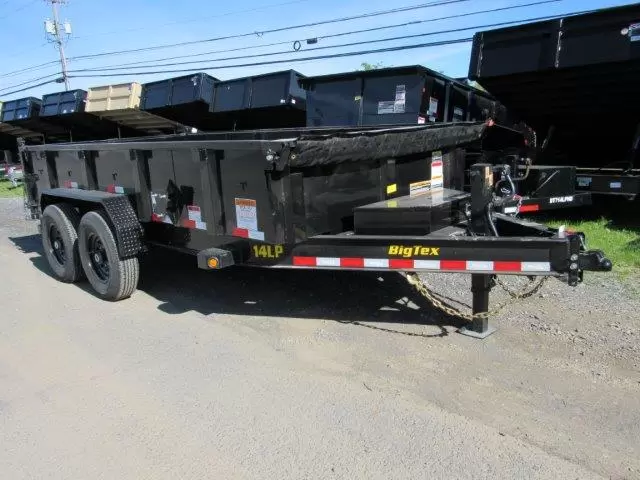 Big-Tex-7x14-Low-Profile-Dump-Trailer-14LP-14BK6SIRPD-2.webp Big Tex 7x14 Low Profile Dump Trailer w/ Scissor Lift & Ramps (14K GVWR) - Image 1