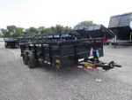 Big Tex 7 x 16 Landscape Utility Trailer Solid Steel Sides