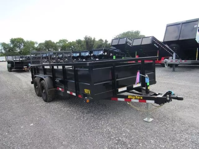 Big-Tex-7x16-Landscape-Utility-Trailer-Solid-Steel-Sides-10k-GVW-2.webp Big Tex 7 x 16 Landscape Utility Trailer Solid Steel Sides - Image 1