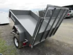 BWISE 5x8 Single Axle Dump Trailer w/ Landscape Gate (2.9K GVWR) - Image 2