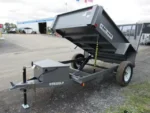 BWISE 5x8 Single Axle Dump Trailer w/ Landscape Gate (2.9K GVWR) - Image 3