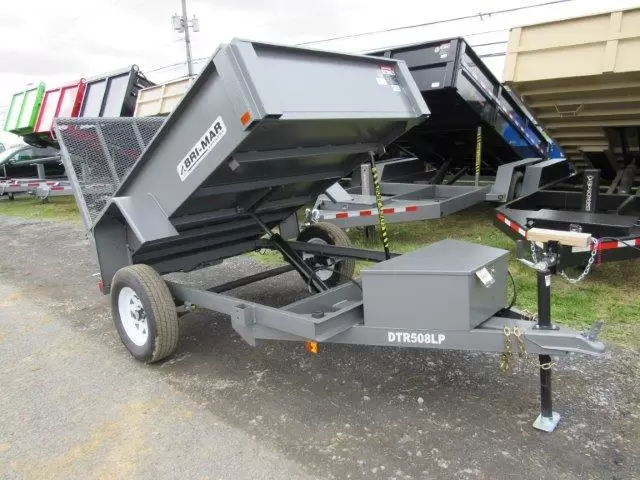 Bri-Mar-5x8-Dump-Trailer-Single-Axle-Rear-Landscape-Gate-4.webp BWISE 5x8 Single Axle Dump Trailer w/ Landscape Gate (2.9K GVWR) - Image 1