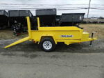 BWISE 5x8 Low Profile Dump Trailer w/ Landscape Gate (7K GVWR) - Image 3