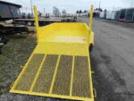 BWISE 5x8 Low Profile Dump Trailer w/ Landscape Gate (7K GVWR) - Image 4