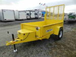 BWISE 5x8 Low Profile Dump Trailer w/ Landscape Gate (7K GVWR) - Image 5