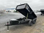 BWISE 5x10 Low Profile Dump Trailer w/ Spreader Gate (7K GVWR) - Image 2