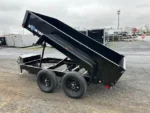 BWISE 5x10 Low Profile Dump Trailer w/ Spreader Gate (7K GVWR) - Image 3