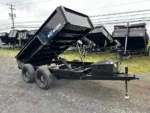 BWISE 5x10 Low Profile Dump Trailer w/ Spreader Gate (7K GVWR)