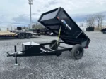 BWISE 5x8 Single Axle Dump Trailer w/ Spreader Gate (2,990 GVWR) - Image 3