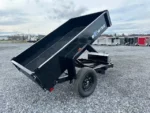 BWISE 5x8 Single Axle Dump Trailer w/ Spreader Gate (2,990 GVWR) - Image 5