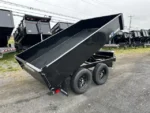 BWISE 6x10 Deckover Dump Trailer w/ Spreader Gate (7K GVWR) - Image 2