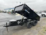 BWISE 6x10 Deckover Dump Trailer w/ Spreader Gate (10K GVWR) - Image 2