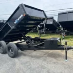 BWISE 6x10 Low Profile Dump Trailer w/ 6K Axles (12K GVWR)