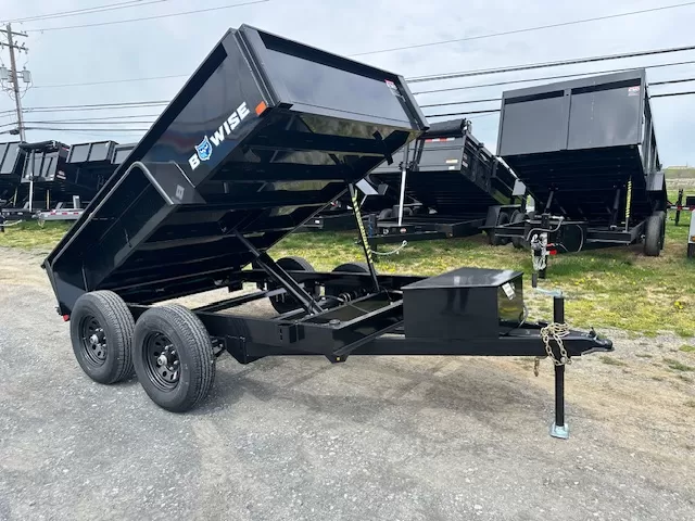 Bwise-6-x-10-Dump-Trailer-Rear-Spreader-Gate-6K-Axles-DTR610LP-10-5.webp BWISE 6x10 Low Profile Dump Trailer w/ 6K Axles (12K GVWR) - Image 1