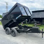BWISE 6x10 High Side Dump Trailer w/ Slide Out Ramps (9,990 GVWR)