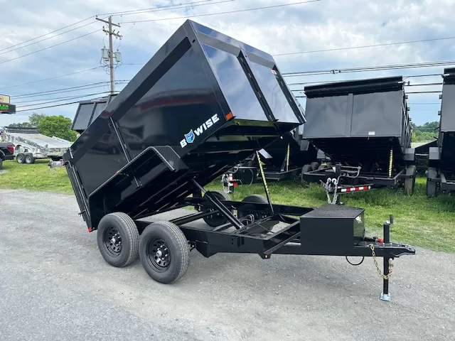 Bwise-6-x-10-High-Side-Dump-Trailer-Barn-Doors-Slide-Out-Ramps-DT610LP-LE-1.webp BWISE 6x10 High Side Dump Trailer w/ Slide Out Ramps (9,990 GVWR) - Image 1